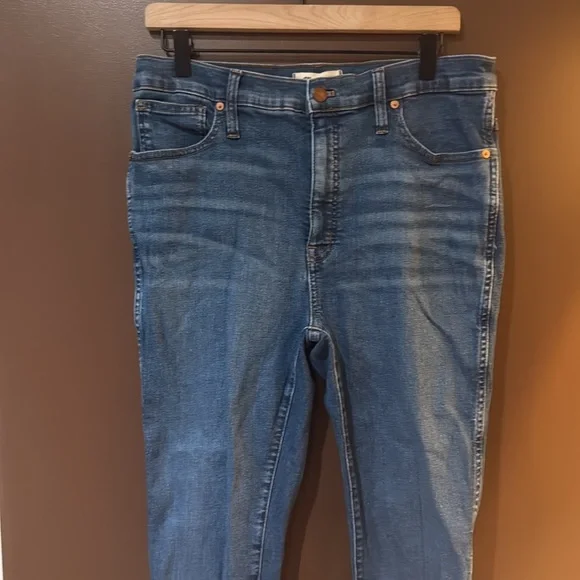 Madewell 10” High-Rise Skinny Denim Jeans - Picture 2 of 6